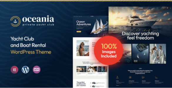 Oceania - Yacht Club and Boat Rental WordPress Theme