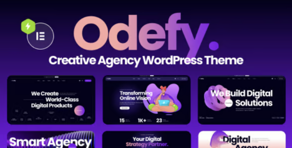 Odefy Creative Agency WordPress Theme