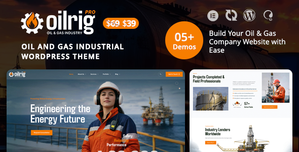 Oilrigpro - Oil & Gas Company WordPress Theme 1 Oilrigpro Oil & Gas Industry WordPress Theme