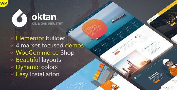 Oktan – Oil Gas Industry WordPress Theme 1 Oktan – Oil Gas Industry WordPress Theme