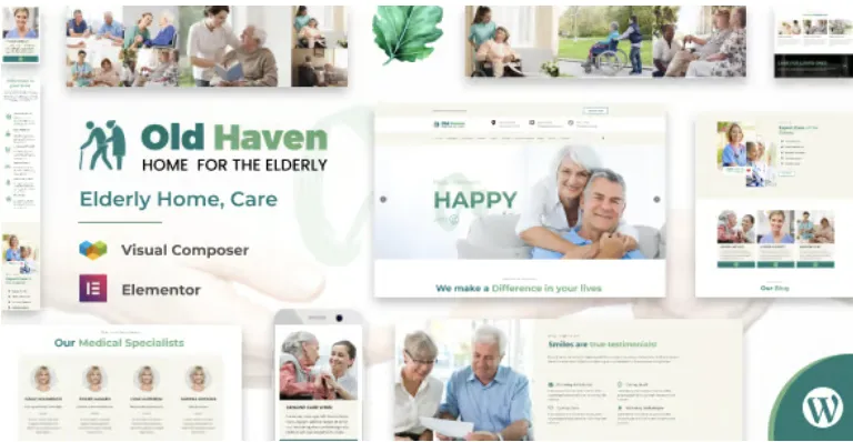 Old Haven Pro | Elderly Home, Senior Care WordPress Theme 1 Old Haven Pro Elderly Home WordPress Theme