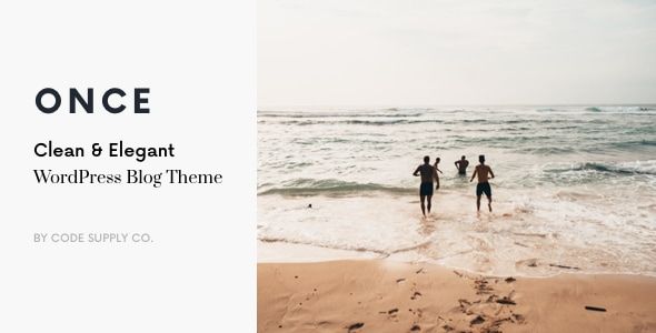 Once - Clean & Elegant WordPress Blog Theme 1 Once - Clean & Elegant WordPress Blog Theme