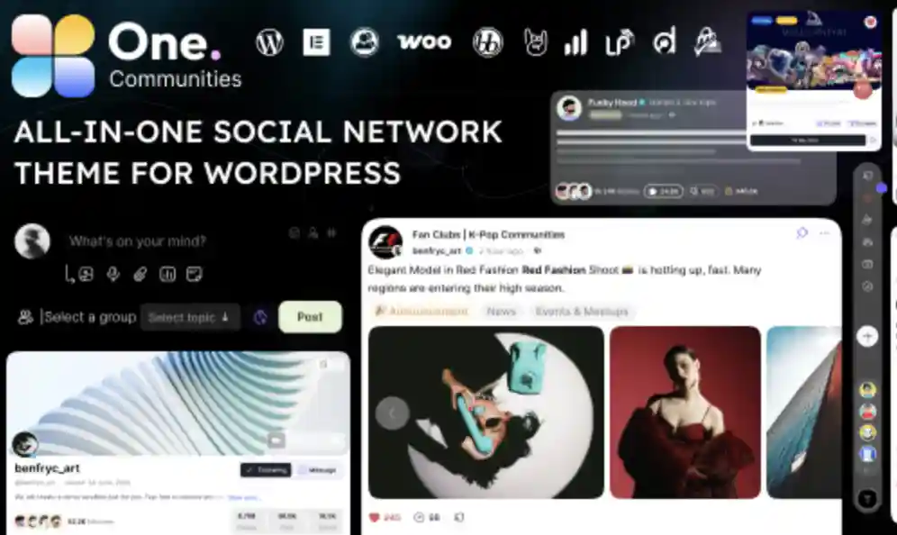 One - BuddyPress Theme for Membership & Community Sites 1 One - Buddy Press Theme for Membership & Community Sites