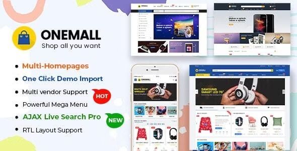 One Mall WooCommerce WordPress Theme