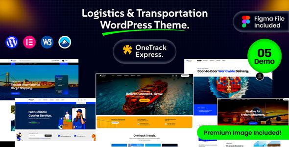 Onetrack – Logistics Transportation WordPress Theme 1 Onetrack – Logistics Transportation WordPress Theme