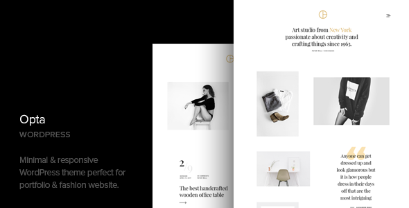 Opta - Minimal Portfolio and Photography WordPress Theme 1 Opta - Minimal Portfolio and Photography WordPress Theme