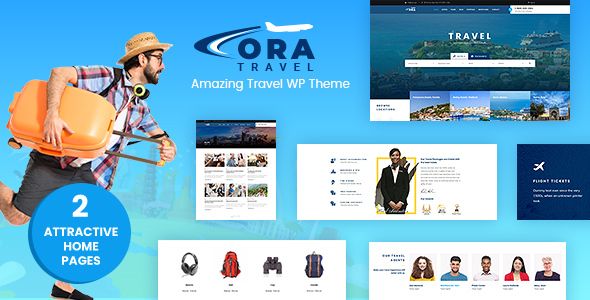Ora - Travel Booking WordPress Theme 1 Ora - Travel Booking WordPress Theme