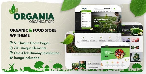 Organia – Organic Food Store WordPress Theme 1 Organia – Organic Food Store WordPress Theme