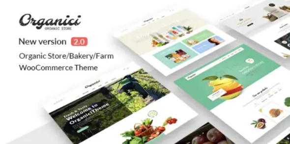 Organici - Organic Store & Bakery WooCommerce Theme