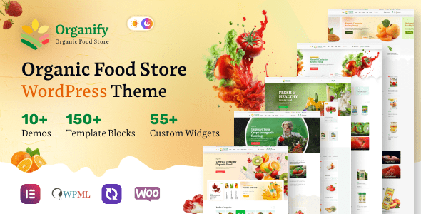 Organify - Organic Food Products WordPress Theme 1 Organify Organic Food Store WordPress Theme