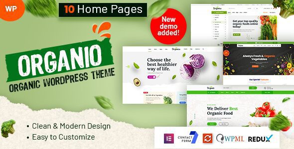 Organio - Organic Food Store WordPress 1 Organio - Organic Food Store WordPress Theme