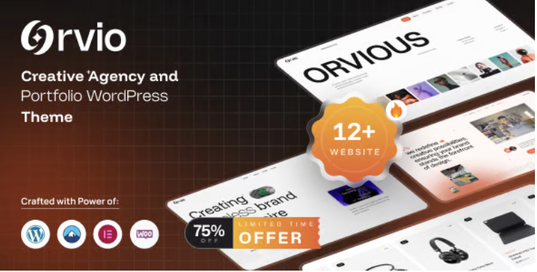 Orvio - Creative Agency and Portfolio WordPress Theme 1 Orvio Creative Agency and Portfolio WordPress Theme