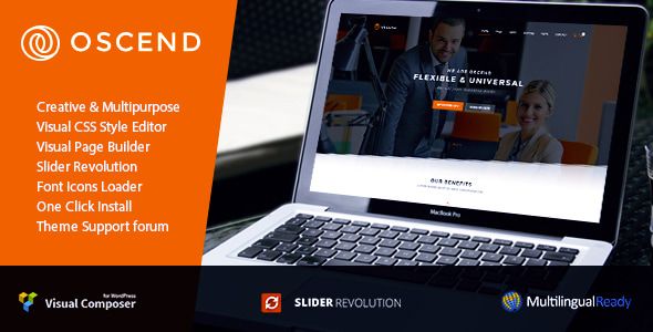 Oscend pluse - WordPress Theme 1 Oscend pluse WordPress Theme