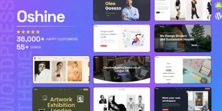 Oshine Pro – Multipurpose Creative WordPress Theme 1 Oshine Pro WordPress Theme