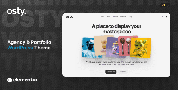 Osty – Creative Agency and Portfolio Theme 1 Osty – Creative Agency and Portfolio Theme for WordPress