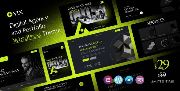 Ovix - Digital Agency & Creative Portfolio WordPress Theme 1 Ovix - Digital Agency & Creative Portfolio WordPress Theme