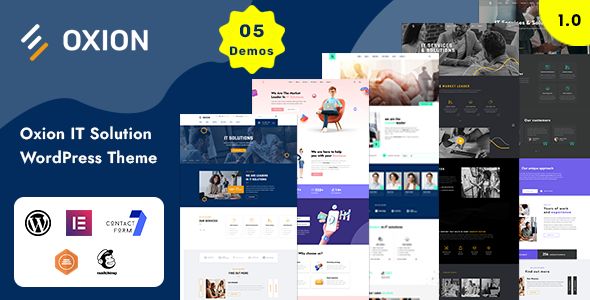 Oxion – IT Solutions and Services WordPress Theme 1 Oxion IT Solution WordPress Theme
