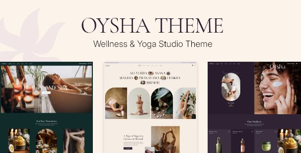 Oysha - Wellness Center and Yoga Studio WordPress Theme 1 Oysha - Wellness Center and Yoga Studio WordPress Theme