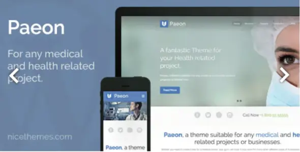 Paeon Medical WordPress Theme