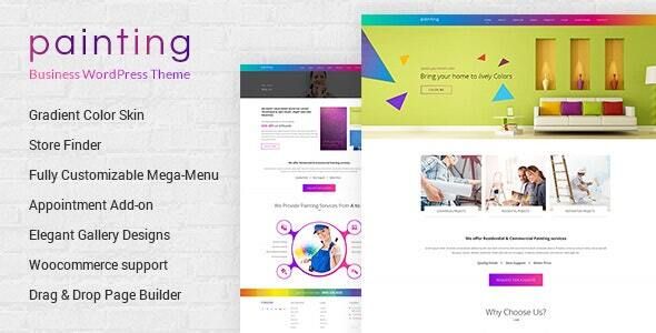 Paint – Painting Company WordPress Theme 1 Paint – Painting Company WordPress Theme