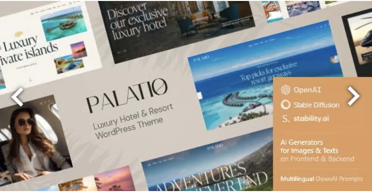 Palatio — Luxury Hotel & Resort WordPress Theme 1 Palatio Luxury Hotel & Resort WordPress Theme