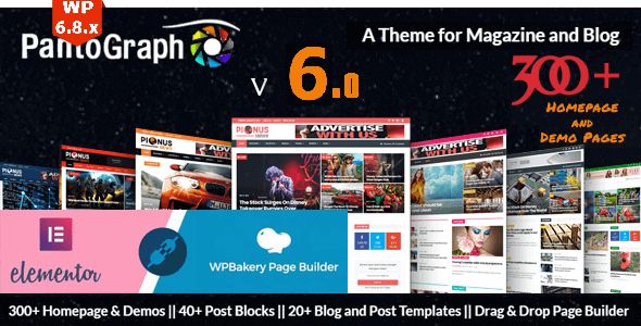 PantoGraph – Newspaper Magazine Theme 1 Panto Graph Newspaper Magazine Theme for WordPress