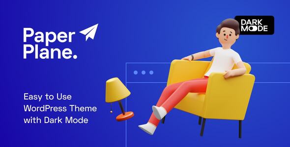 Paper Plane - Modern WordPress Blog Theme 1 Paper Plane Modern WordPress Blog Theme