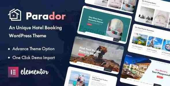 Parador - Hotel Booking WordPress Theme 1 Parador - Hotel Booking WordPress Theme