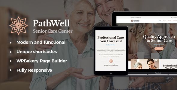 PathWell | Senior Care WordPress Theme 1 PathWell Senior Care Center WordPress Theme