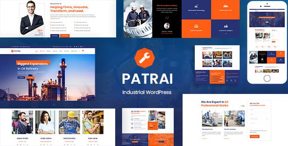 Patrai Industry - Industrial WordPress Theme 1 Patrai Industry - Industrial WordPress Theme