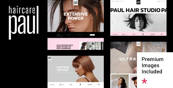 PaulHair - Hair Salon and Hairdresser WordPress Theme 1 Paul Hair - Hair Salon and Hairdresser WordPress Theme