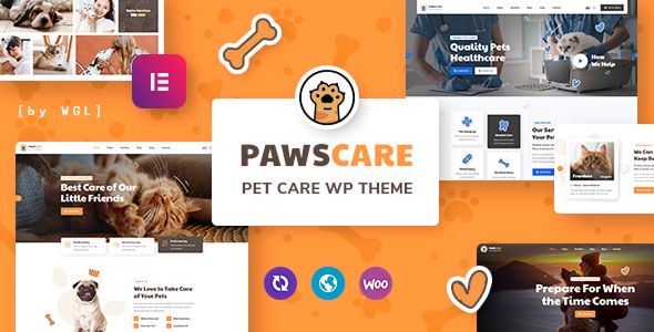 PawsCare – Pet Care & Veterinary WordPress Theme 1 Paws Care – Pet Care & Veterinary WordPress Theme
