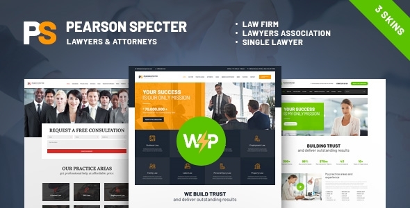 Pearson Specter | Counsellor, Advocate Law WordPress Theme 1 Pearson Specter Counsellor Advocate Law WordPress Theme