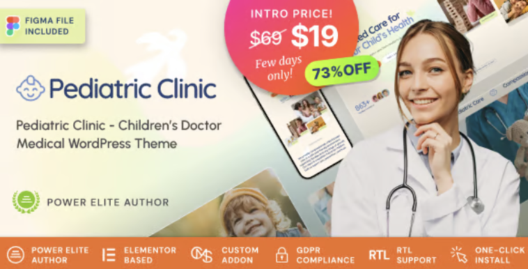 Pediatric Clinic - Children’s & Family Doctor Medical WordPress Theme 1 Pediatric Clinic Children’s & Family Doctor Medical WordPress Theme