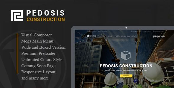 Pedosis - Construction Responsive WordPress Theme 1 Pedosis - Construction Responsive WordPress Theme