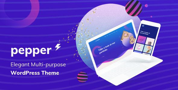 Pepper - Elegent Multi Purpose WordPress Theme 1 Pepper Elegant Multi-purpose WordPress Theme