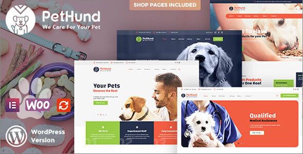 Pet Hund – Animals Shop Veterinary WordPress Theme 1 Pet Hund WordPress Theme