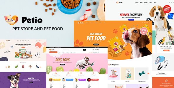 Petio – Pet Store WooCommerce WordPress Theme 1 Petio – Pet Store Woo Commerce WordPress Theme