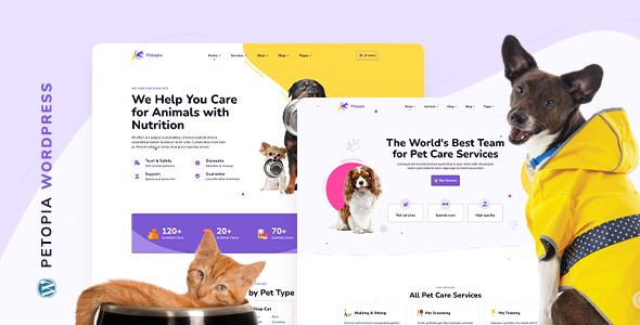 Petopia – Pet Care Service WordPress Theme 1 Petopia – Pet Care Service WordPress Theme