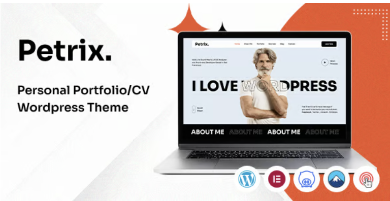 Petrix - Personal Portfolio WordPress Theme 1 Petrix Personal Portfolio WordPress Theme