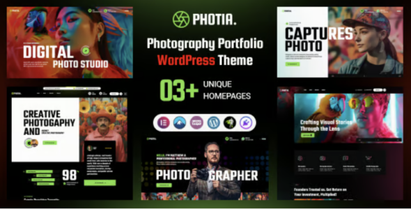 Photia Photography Portfolio WordPress Theme