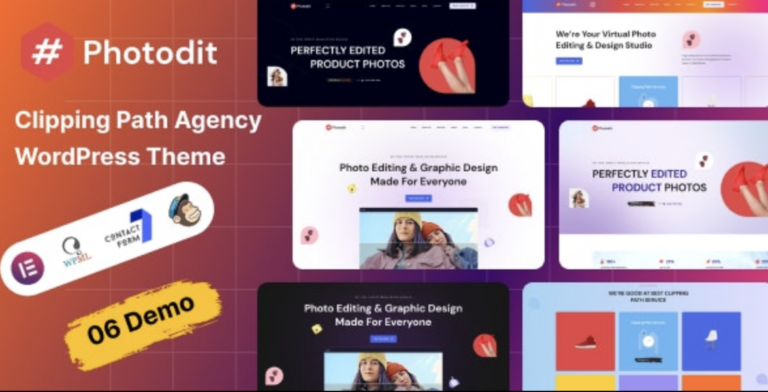 Photodit Clipping Path Agency WordPress Theme