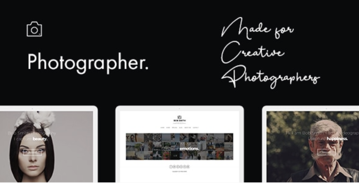 Photographer WordPress Theme 1 Photographer WordPress Theme