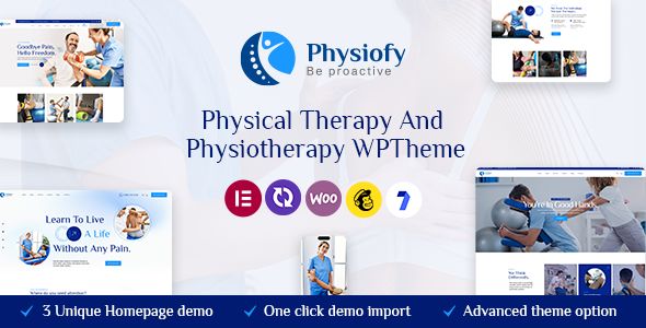 Physiofy - Physiotherapy and Chiropractic WordPress Theme 1 Physiofy - Physiotherapy and Chiropractic WordPress Theme