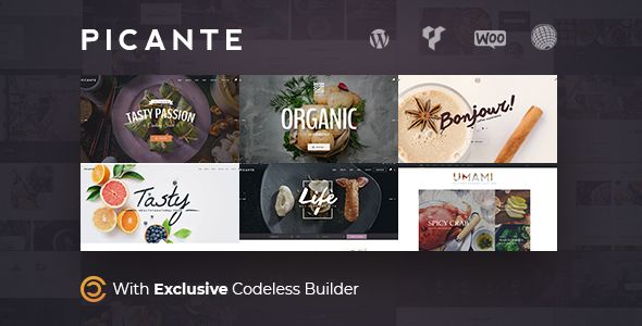 Picante | Restaurant WordPress 1 Picante WordPress Theme