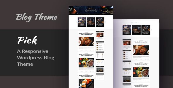 Pick - A Responsive WordPress Blog Theme 1 Pick A Responsive WordPress Blog Theme