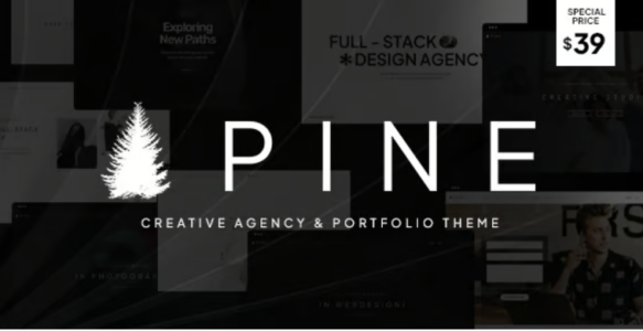 Pine Creative Agency & Portfolio WordPress Theme
