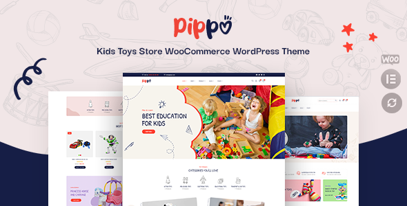 Pippo - Kids Toys Store WooCommerce WordPress Theme 1 Pippo Kids Toys Store WooCommerce WordPress Theme