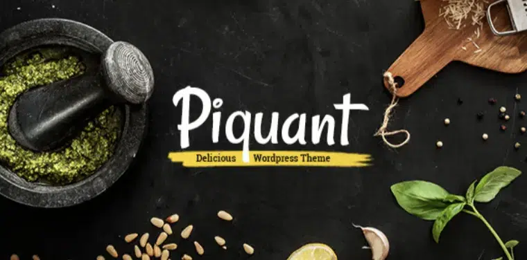 Piquant Pro – Restaurant, Bar & Café WordPress Theme 1 Piquant Pro WordPress Theme