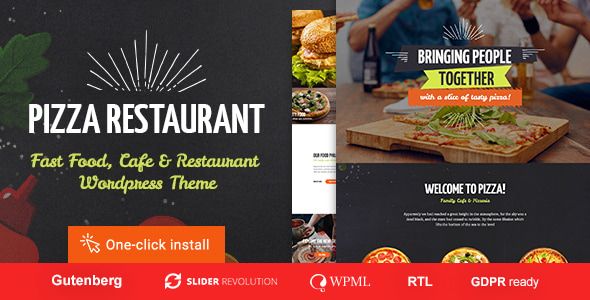 Pizza Restaurant – Fast Food Restaurant WordPress Theme 1 Pizza Restaurant – Fast Food Restaurant WordPress Theme